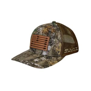Elite Arrow Flag Leather Patch Hat