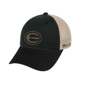 Elite Team PUFF Stitch Hat (Black/Tan)