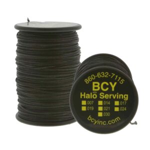 BCY Halo .019" Serving (Black or White)