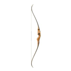 Bear Kodiak Hunter One-Piece Recurve Bow (Shedua/Gray) (LEFT HAND-45lbs) (Open Box X1044713)